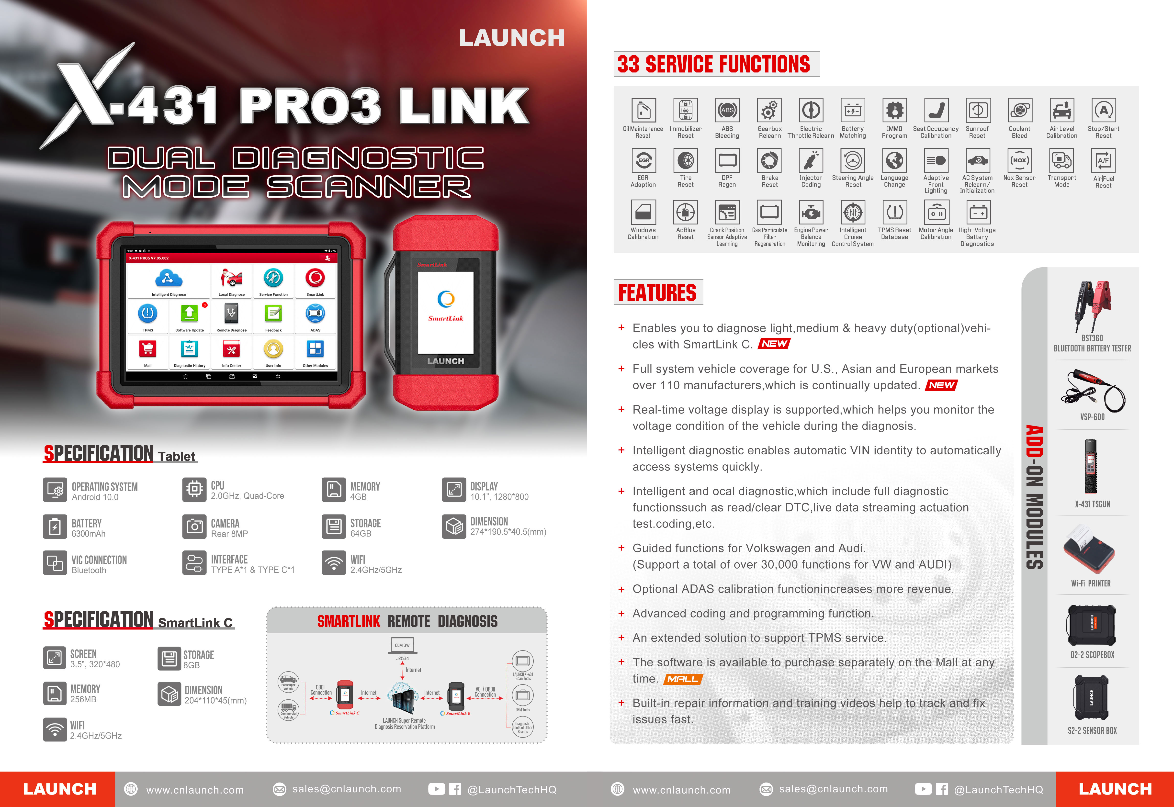 X431 PRO3 LINK